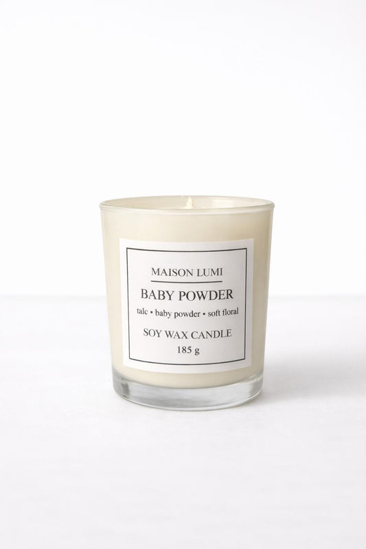 Baby Powder Premium Soya Mumu – El Yapımı Doğal Mum
