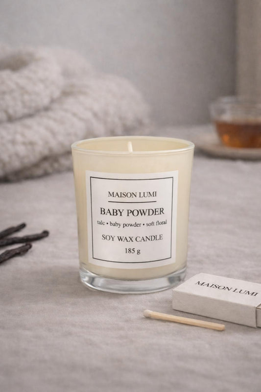 Baby Powder Premium Soya Mumu – El Yapımı Doğal Mum
