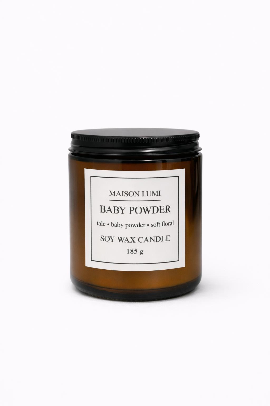 Baby Powder Kokulu Soya Mum – Temiz ve Pudramsı Ev Kokusu